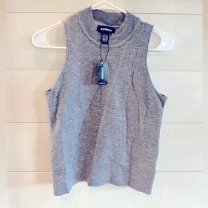 Express women’s high neck sweater blouse NEW